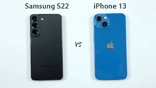 Samsung Galaxy S22 vs iPhone 13 Speed Test & Camera Comparison
