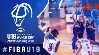 France  v Serbia - Highlights - FIBA U19 Basketball World Cup 2019