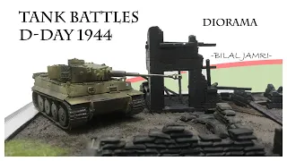Clash of Tanks 1/72 Diorama  (D-DAY ,Normandy 1944)