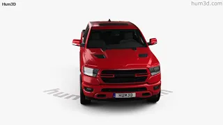 Dodge Ram 1500 Crew Cab Sport 5-foot 7-inch Box 2019 3D model by Hum3D.com