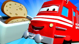 Troy der Zug -  Der Toaster Zug  - Autopolis 🚄 Lastwagen Zeichentrickfilme für Kinder