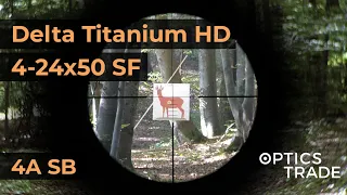 Delta Optical Titanium HD 4-24x50 SF Reticle 4A SB | Optics Trade Reticle Subtensions