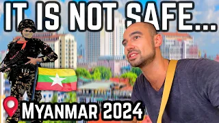 🇲🇲| Sensitive Subjects ⚠️ 1st DAY| Yangon is NOT SAFE. Myanmar 2024