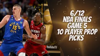 10 Best NBA Finals Player Prop Picks, Bets, Parlays, Predictions for Today 6/12 June 12th