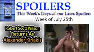 Spoilers Week of July 25th Days of our lives
