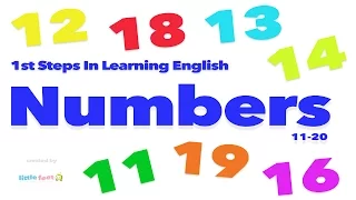 Learn NUMBERS 11- 20 in English Through PICTURES and SOUND | Vocabulary For Kids