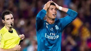 Cristiano Ronaldo RED CARD   Barcelona vs Real Madrid 1 2 – 13 August 2017