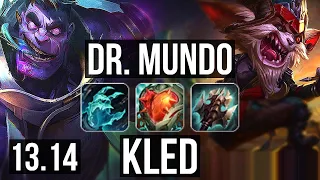 DR. MUNDO vs KLED (TOP) | 69% winrate, 6/1/4 | EUW Diamond | 13.14