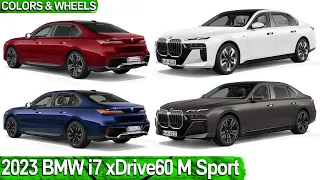 2023 BMW i7 xDrive60 M Sport - COLORS & WHEELS | BMW i7 2022