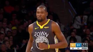 Kevin Durant Scores 25 Points in 4th Quarter, Warriors Vs Knicks