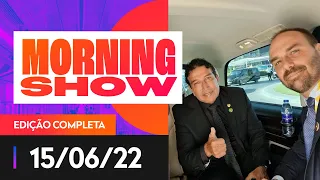 EDUARDO BOLSONARO DEFENDE MAGNO MALTA  - MORNING SHOW - 15/06/22