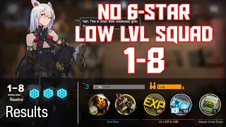 【明日方舟/Arknights】[1-8] - Low Lvl-Rarity Squad - Arknights Strategy