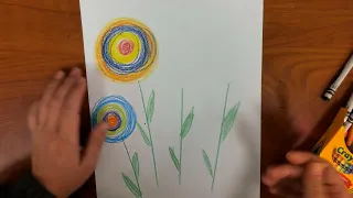 2D Kandinsky Style Flowers Instructions with Miss Elza