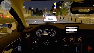 City Car Driving - Mercedes-Benz A45 AMG | Night drive