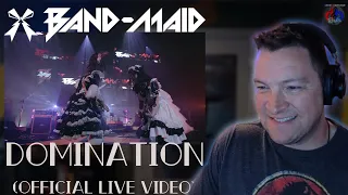 Band-Maid "Domination" 🇯🇵 Live Video "WORLD DOMINATION TOUR【進化" | DaneBramage Rocks Reaction