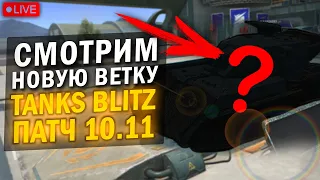 СМОТРИМ НОВУЮ ВЕТКУ В ОБНОВЛЕНИИ 10.11 С РАЗРАБОТЧИКАМИ в Tanks blitz