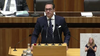 2017 06 28 134234 Nationalratssitzung Heinz Christian Strache FPÖ