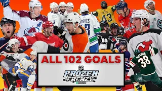 ALL 102 goals from 16-game Frozen Frenzy