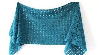 How to crochet a women's shawl easily and the result is wonderful