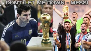 Don't Let Me Down - The Chainsmokers ft Daya - Messi highlights Skills, goals, and emotions