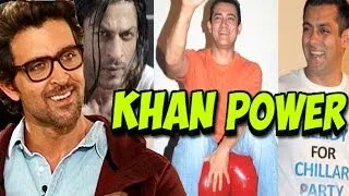 Salman Khan, Aamir Khan & Shahrukh Khan praised by Hrithik Roshan