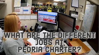 What are the different Jobs at Peoria Charter bus company?