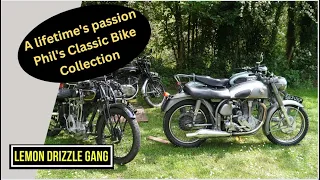 A lifetime's passion ! Phil and Lindsay's superb Classic Bike collection