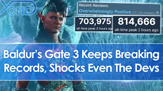 Baldur's Gate 3 Keeps Breaking Peak Concurrent Players Record, Even The Devs Are Shocked