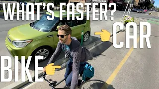 What's better in a city: A car or a bike?
