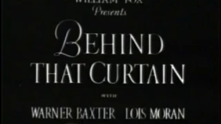 01 Behind That Curtain 1929 Very Good-Old