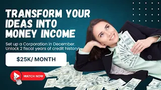 Transform your Ideas into Money Income - Dec. 13/2023