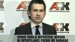 Spahiu: Berisha te përgjigjet - Vizion Plus - News - Lajme