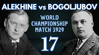 Alekhine vs Bogoljubov | World Championship Match 1929 | Round 17