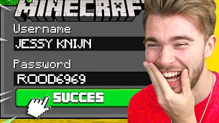 Ik HACK JESSY KNIJN Zijn MINECRAFT ACCOUNT!