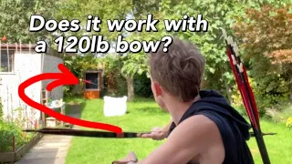 Curving arrows with a war bow