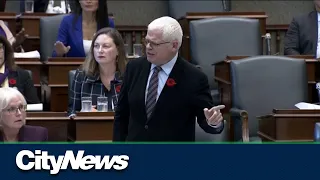 WATCH: 18 NDP MPPs kicked out of Question Period