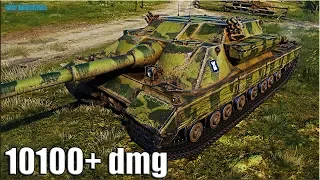 ГРАМОТНАЯ ИГРА на ПТ-САУ FV217 Badger 🌟 10100+ dmg 🌟 World of Tanks лучший бой на пт 10 Барсук