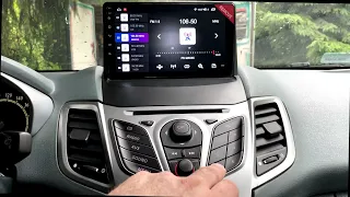 Ford Fiesta MK7 upgrade Radio Android CarPlay AndroidAuto