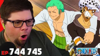 Luffy Building An Army! One Piece Reaction - Episode 744 & 745