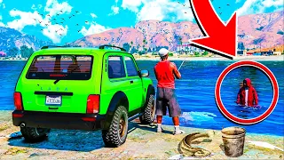 РЕАЛЬНЫЕ ПАЦАНЫ В GTA 5 - ПОЙМАЛ НА РЫБАЛКЕ СТРАННУЮ РЫБИНУ! ⚡ ГАРВИН