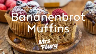 Bananenbrot Muffins gesund & proteinreich - vegan, glutenfrei