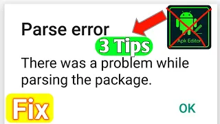 Fix Parse Error Without apk editor || There was a problem parsing