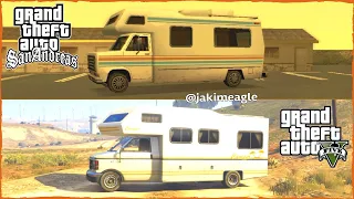GTA San Andreas Journey vs GTA 5 Camper (Comparison)