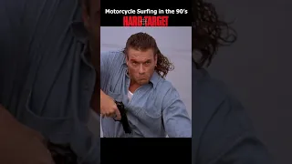 Bike + Surfing + Dive roll =🔥| Hard Target: Motorcycle Scene | Jean-Claude #vandamme | REACTION link