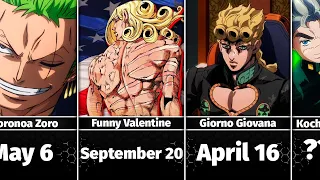 JoJo Characters You Share The Same Birthday With || VibeComparison