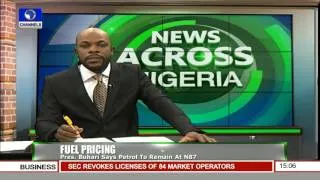 News Across Nigeria: Buhari Says Petrol To Remain At N87 22/12/15