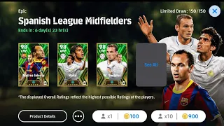 Spanish League Midfielders Pack Opening 😨  Can We Get KAKA | eFootball 2024 Mobile