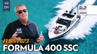FORMULA 400 Super Sport Crossover seen at FLIBS 2023 - The Boat Show