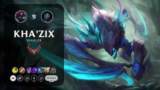 Kha'Zix Jungle vs Kindred - KR Grandmaster Patch 13.13