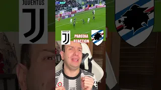 MANO DI RABIOT?! - JUVE SAMP 4 A 2 - PARODIA REACTION - Alessandro Vanoni #shorts #calcio